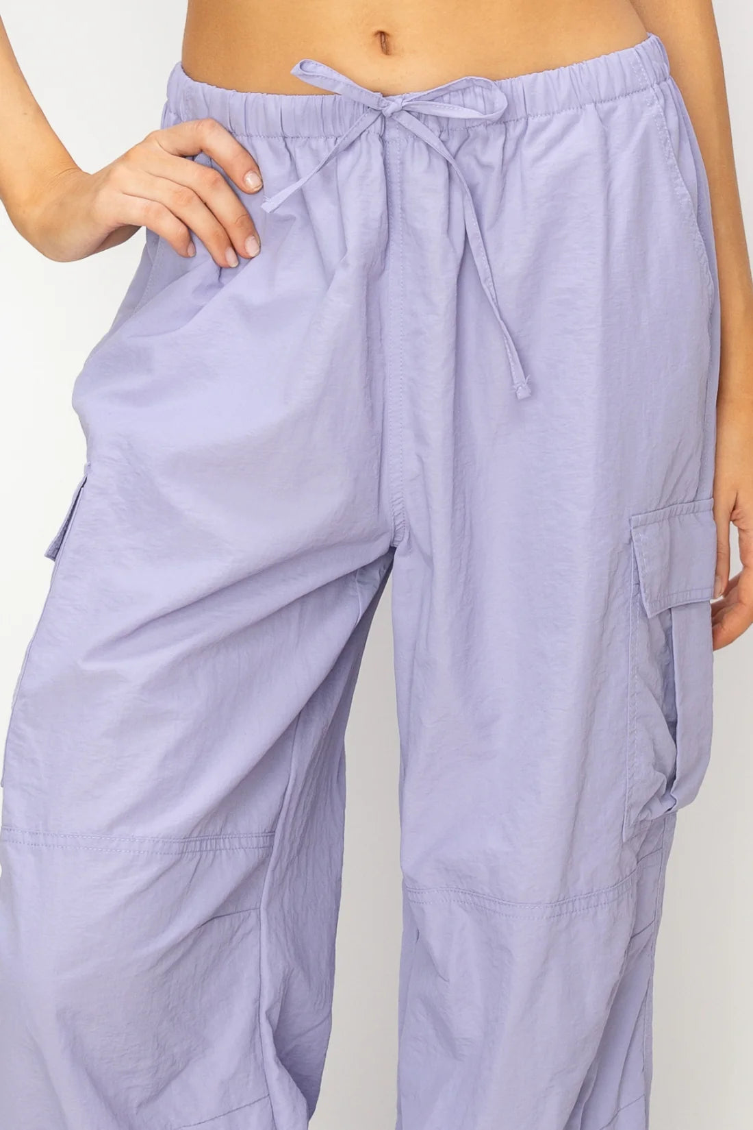 Parachute Cargo Pants - Lavender