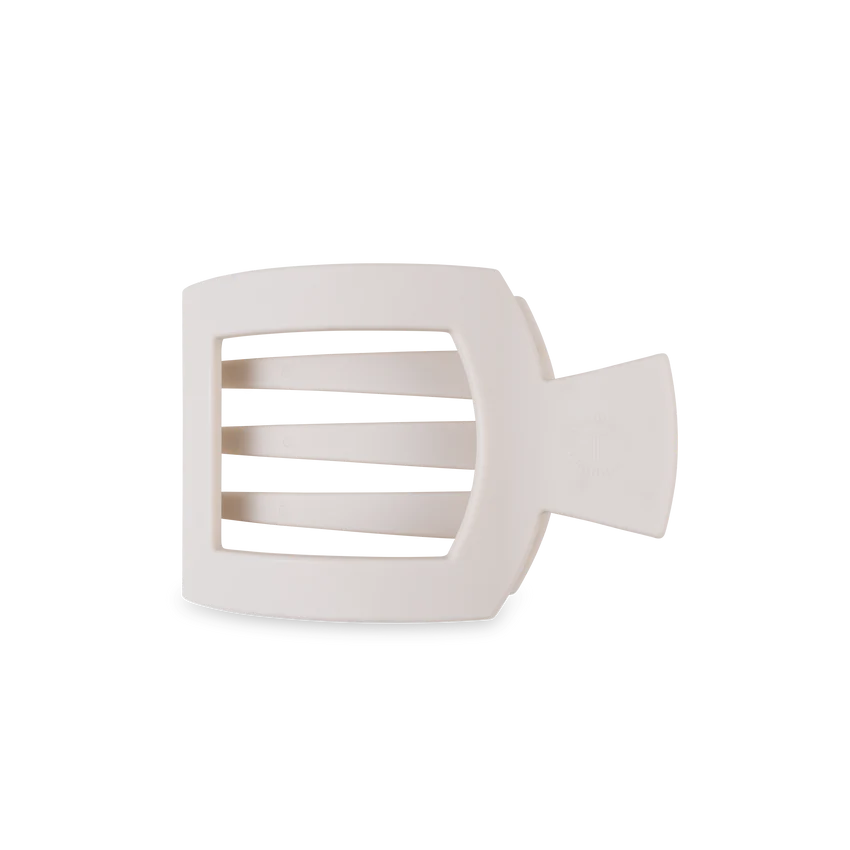 Teleties Medium Flat Square Clip - Toasted