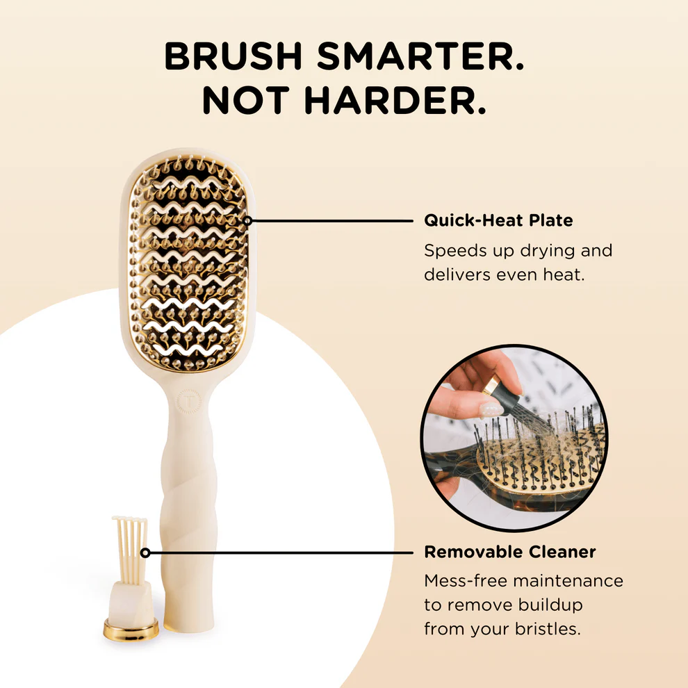 Vented Hair Brush- Tan