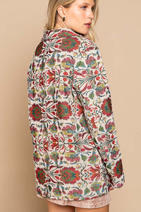 Relaxed Fix Printed Jacket