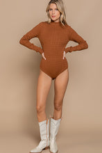 Load image into Gallery viewer, Round Neck Body Suit - Camel