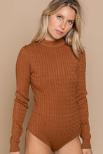 Load image into Gallery viewer, Round Neck Body Suit - Camel