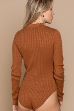 Load image into Gallery viewer, Round Neck Body Suit - Camel