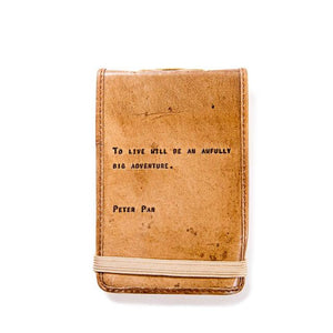 Mini Leather Journal - Peter Pan