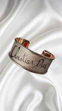 Load image into Gallery viewer, Gold Dior Ribbon Cuff