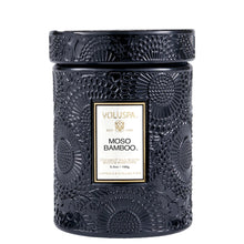 Load image into Gallery viewer, Moso Bamboo Small Glass Jar Candle