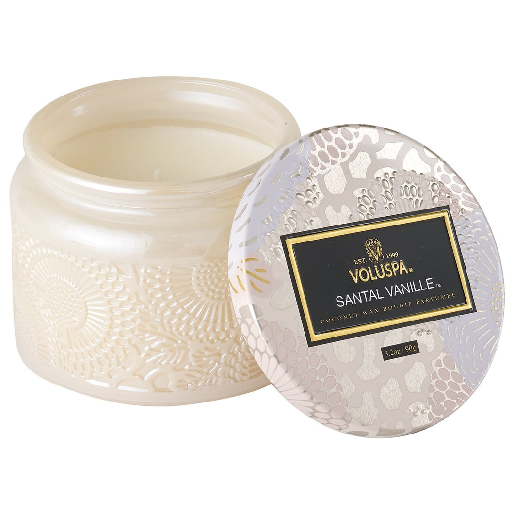 Santal Vanille Small Glass Jar Candle
