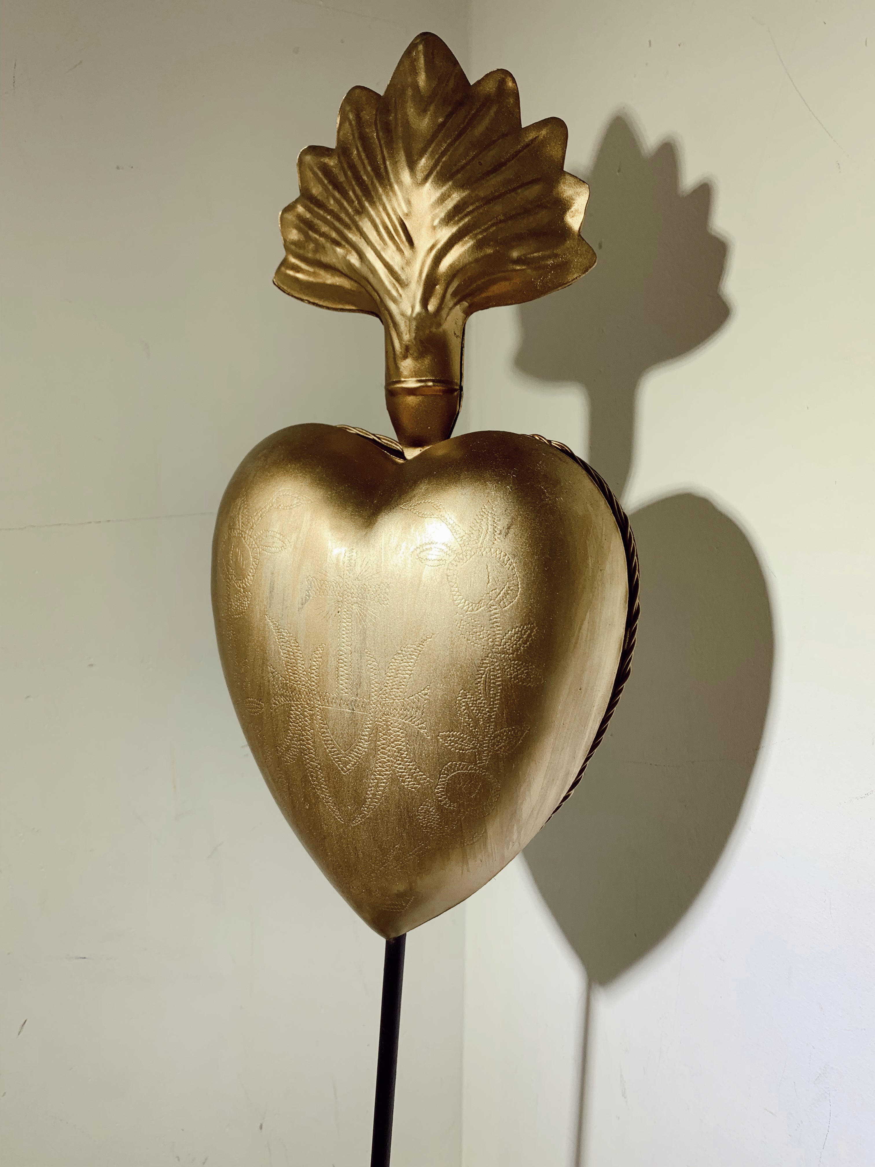 Large Sacred Heart on Stand