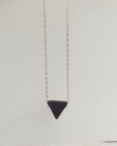 Lava Necklace + Essential Oil