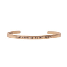 Load image into Gallery viewer, Articles of Love Cuff - Brass