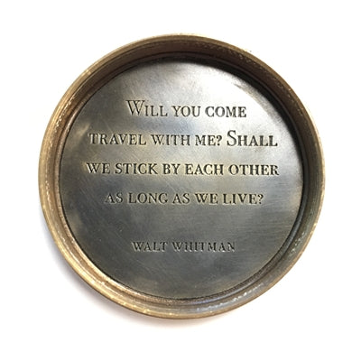 Walt Whitman Decorative Compass