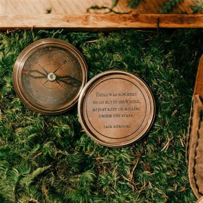Jack Kerouac Decorative Compass