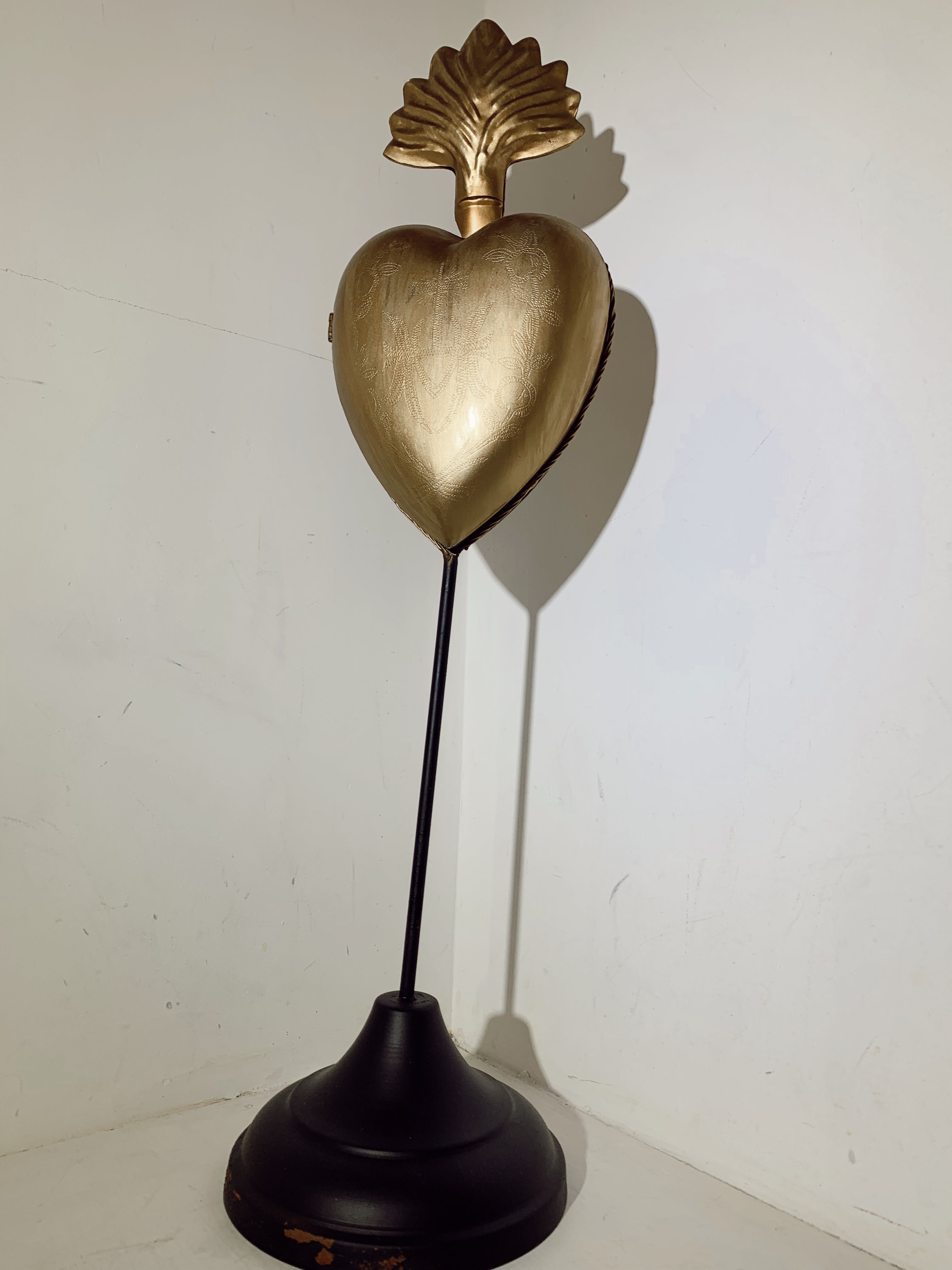 Large Sacred Heart on Stand