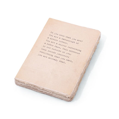 Do You Know? Rumi Deckled Edge Notebook