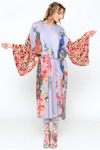 Load image into Gallery viewer, Fantasy Kimono - Blue Peacock Print
