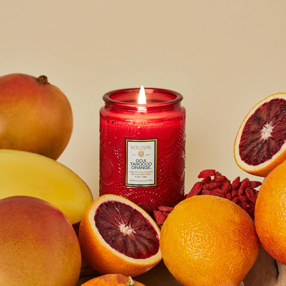 Goji Tarocco Orange Small Jar Candle