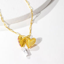 Load image into Gallery viewer, Jeweled Heart Locket