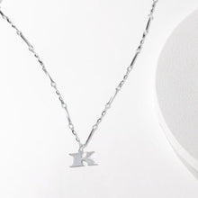 Load image into Gallery viewer, Letter Necklace - Silver