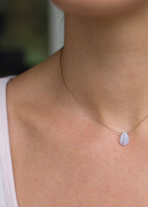 Blue Lace Agate Luxe Necklace - Confidence