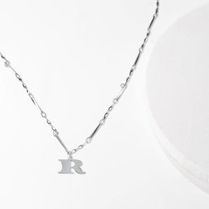 Letter Necklace - Silver