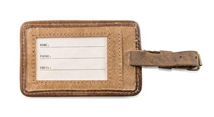 Leather Luggage Tag - Peter Pan
