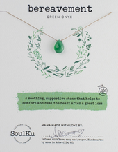 Load image into Gallery viewer, Green Onyx Luxe Necklace - Bereavement