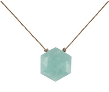 Load image into Gallery viewer, Amazonite Sacred Necklace - Courage