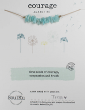 Load image into Gallery viewer, Courage Intention Necklace - Amazonite
