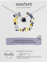 Load image into Gallery viewer, Soul-Full Necklace - Blue Gold Stone
