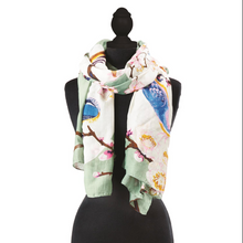 Load image into Gallery viewer, Blossom &amp; Birds Scarf