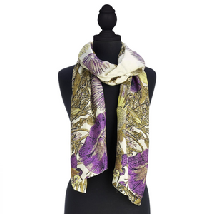 Purple Thistle Scarf