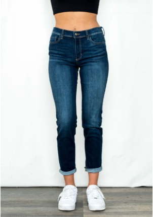 Mid Rise Tomboy Skinny Jeans