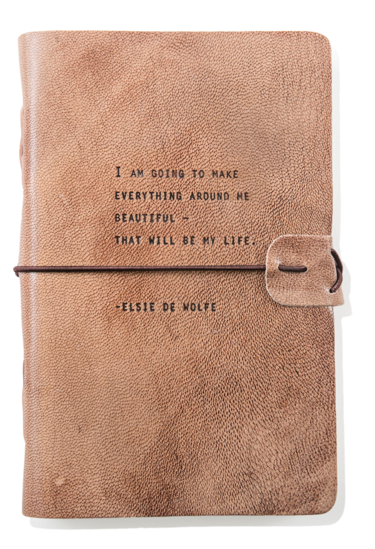 Artisan Leather Journal - Elsie de Wolfe