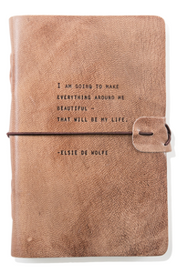 Artisan Leather Journal - Elsie de Wolfe