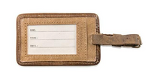 Load image into Gallery viewer, Leather Luggage Tag - J.R.R. Tolkien