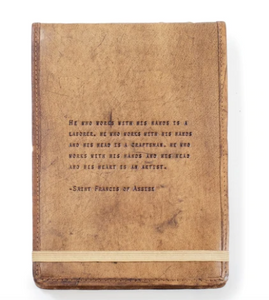 Leather Journal - Saint Francis of Assisi