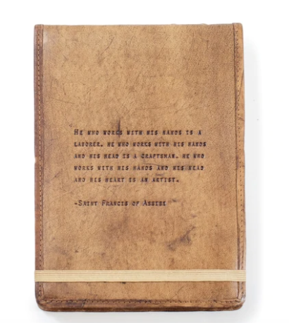 Leather Journal - Saint Francis of Assisi