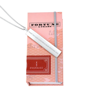Fortune Pendants: "What you are seeking" - Sterling Silver