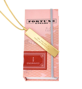 Fortune Pendants: "You will see it." - 14K Gold-Dipped