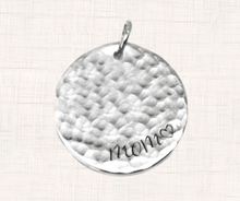 Load image into Gallery viewer, Silver &quot;Mom&quot; Accent Charm