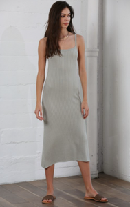 Sage Knit Cami Maxi Dress