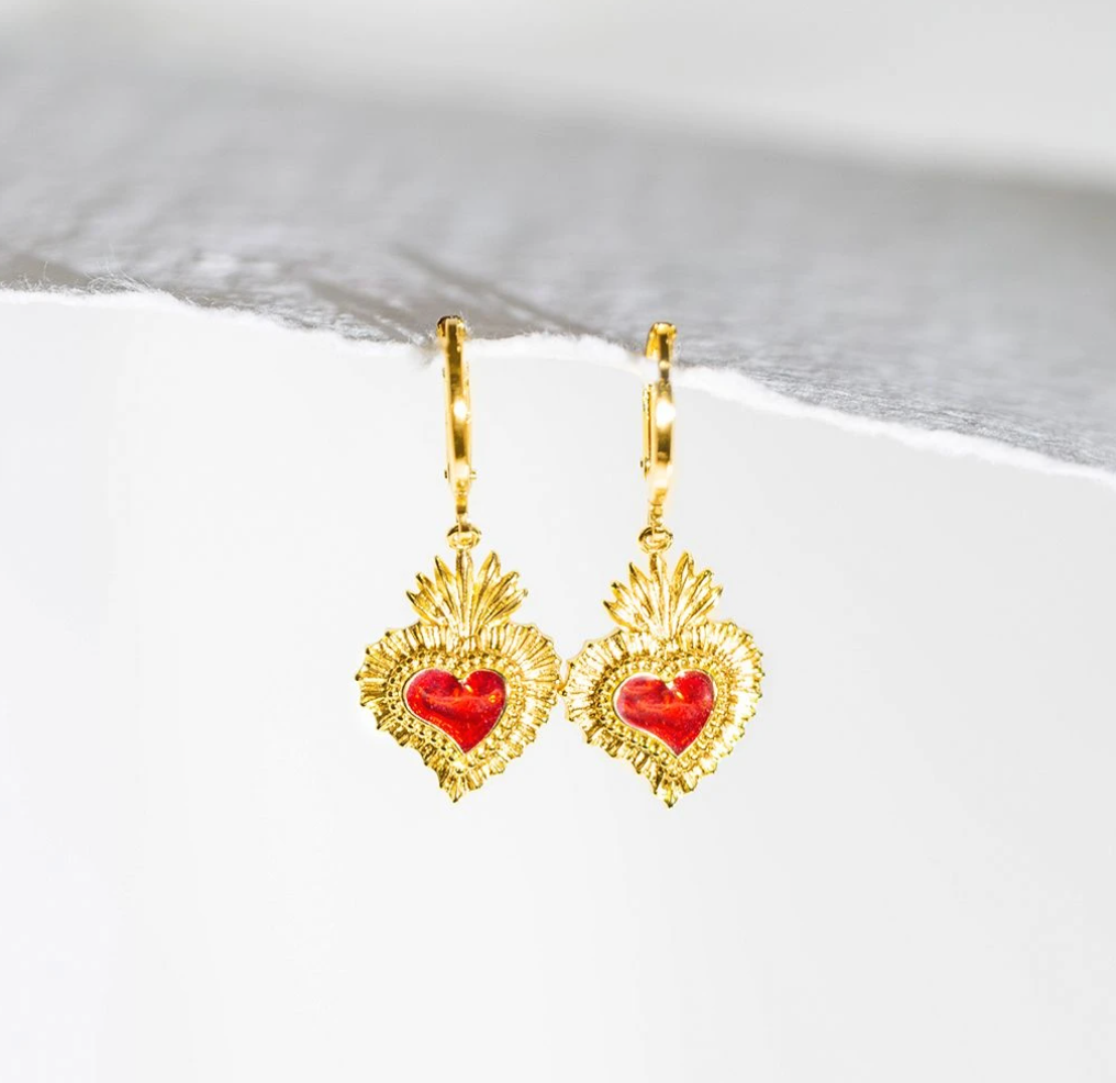 Sacred deals heart earrings