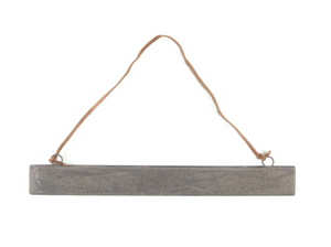 Hanging Magnetic Strip Frame with Brown Suede