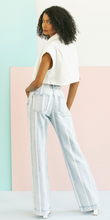 Load image into Gallery viewer, Light Wash High Rise 90&#39;s Flare Jeans
