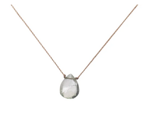 Prasiolite Luxe Necklace- Heart Opener