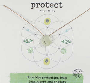Prehnite Sacred Necklace - Protect