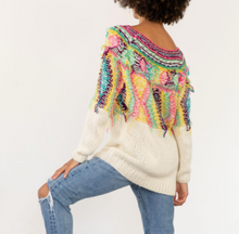 Load image into Gallery viewer, Multi Oversized Bohemian Pullover Sweater