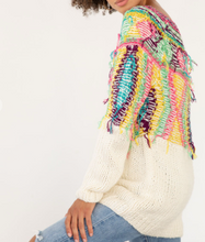 Load image into Gallery viewer, Multi Oversized Bohemian Pullover Sweater