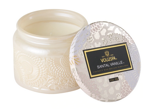 Santal Vanille Petite Glass Jar Candle
