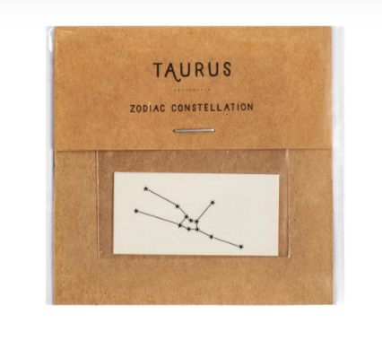 Zodiac Constellations Temporary Tattoos